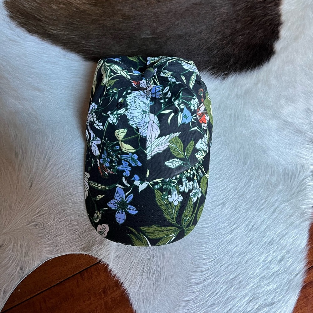 Floral baseball cap